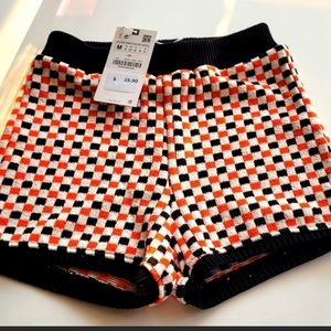 Zara checkered shorts